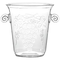 Prodyne AG-81-B Grape Embossed Champagne/Wine Bucket, Tulip Shape