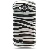 Crystal Hard with Silver Zebra Design Cover Case for SAMSUNG REALITY U820 ( ....