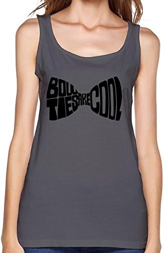 PTY5Z8W Women's I Like Bow Tie Tank Top Deep Heather XXXL