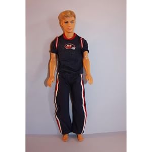 2pc Mens Doll Jogging Suit Made to Fit the Ken Doll by 
