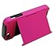 CoverON HYBRID Heavy Duty Hard HOT PINK Case and Soft BLACK Silicone Skin Cover with Kickstand and Credit Card Holder for Apple Iphone 5S / 5 [WCA660]