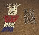 White Nylon Basketball Net (Set of 10)