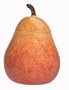 Red Pear Ceramic Cookie Jar