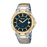 Mens Seiko Two Tone Dress Watch with Date (WI9038) by Seiko
