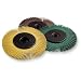 Scotch-Brite Radial Bristle Brush Replacement Disc T-A 36 Refill, Aluminum Oxide/Cubitron, 6000rpm, 6" Diameter, 36 Grit, Dark Brown (Pack of 40)