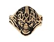 BRASS SKULL RING WIDTH: 22mm