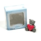 Me To You Tatty Teddy Mini Heart Figurine Or Cake TopperIMAGE