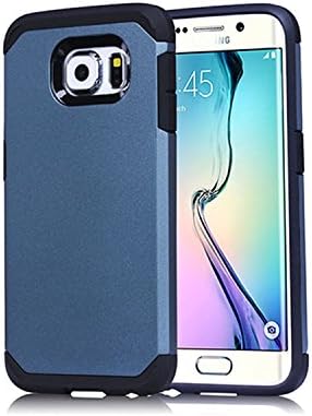 Samsung Galaxy S6 Case, Shock Dispersion Technology, Bumper Case, Ultra Slim, Tough,[non Slip] [Perfect Fit] Excellent Grip, Slimmer, Ultimate Protection. metallic