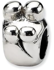Sterling Silver Reflections Family of 4 Bead