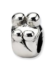 Sterling Silver Reflections Family of 4 Bead (4mm Diameter Hole)