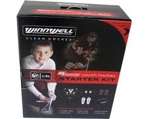 Winwell Youth Hockey Starter Kit (Shoulder Pads, Elbow Pads, Hockey Pants) L/XL