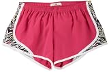 Derek Heart Zebra Print Inset Runner Shorts
