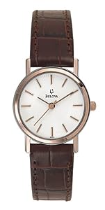 Bulova Strap Series White Dial Ladies Watch 98V31