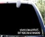 Yours can go fast .... funny 4x4 ford chevy decal