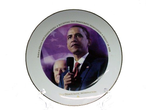 Barack Obama and Joe Biden Decorative Commemorative Plate