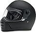 Biltwell Inc. Lane Splitter Flat Black Full Face Helmet, 2XL
