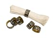 Set of 6 Classic Silver Tone Mirror Finish Napkin Rings