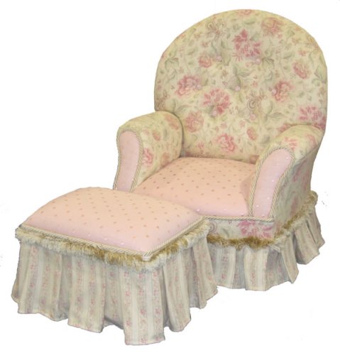 Kitchen: Angel Song Cottage Dreams Queen Anne Girl's Toy Box Ottoman