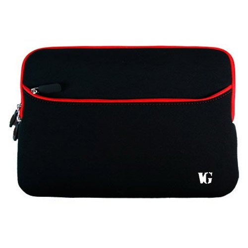 acer laptop covers-Red Trim Durable Protective Neoprene Laptop Sleeve for Asus Eee Slate EP121-1A010M 12.1-Inch Tablet PC Images