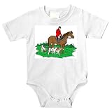 Onesie with hound, horse, dog, fox, hunt, canine