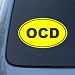 OCD EURO OVAL - Obsessive Compulsive Disorder - Vinyl Car Decal Sticker #1729 | Vinyl...