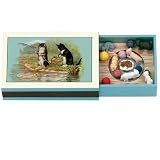 Gold Label 3 1/4-Inch Wide Matchbox Melodies, Kittens