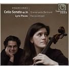 Grieg: Cello Sonata, Op. 36; Lyric Pieces