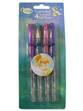 Disney Tinker Bell 4 Pack of Scented Gel Pens - Stationery [Toy]