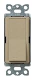 Lutron SC-3PS-MS Diva 15-Amp, 120-Volt to 277-Volt 3-Way Switch in Mocha Stone