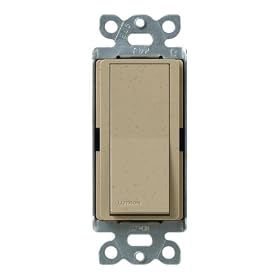 Lutron SC-3PS-MS Diva 15-Amp, 120-Volt to 277-Volt 3-Way Switch in Mocha Stone by Lutron