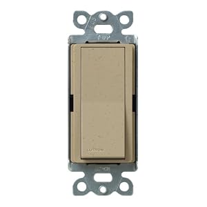 Lutron SC-3PS-MS Diva 15-Amp, 120-Volt to 277-Volt 3-Way Switch in Mocha Stone by 