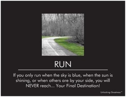 Unlocking Greatness No.8 Run Card