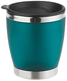 Produkt-Bild: EMSA 504841 CITY CUP Isolierbecher mit Trinkverschluss, Edelstahl/transluzent gr&uuml;n