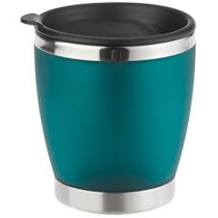 EMSA 504841 CITY CUP Isolierbecher mit Trinkverschluss, Edelstahl/transluzent gr�n