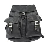 Piel Large Buckle Flap Backpack