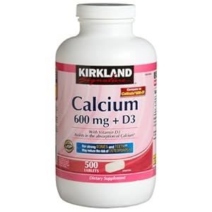 Kirkland Signature Calcium, 500-Count Tablets