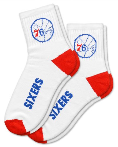 NBA Philadelphia 76ers Mens Socks, 2-Pack