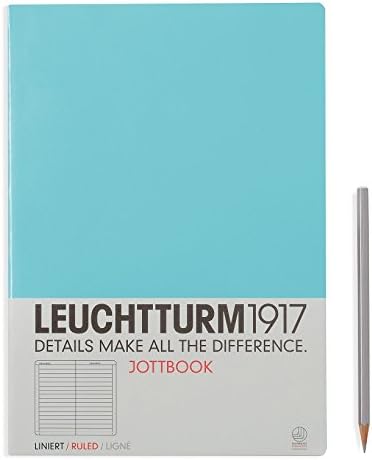 Leuchtturm 1917 Master A4 Jottbook Notebook Softcover Ruled / Lined - Light Blue - Turquiose