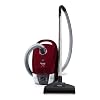 Miele S6220 2000 Watt Cat and Dog Bagged Cylinder Vacuum Cleaner, Tayberry Red