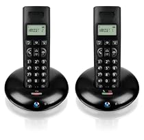 BT Graphite 1100 DECT Twin Digital Cordless Telephone - Black