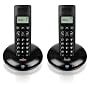 BT Graphite 1100 DECT Twin Digital Cordless Telephone - Black