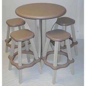 Leisure Accents Barstool Set (2 Carton), Taupe Beige, 26 Inches Tall by Leisure Accents&node=2972638011