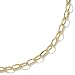 14K Diamond-Cut Elongated Rolo Link 18 Necklace