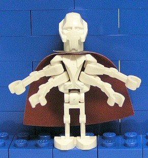 Lego Star Wars General Grievous Minifigure (with brown cape)