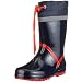 Playshoes Gummistiefel Basic 184307, Unisex - Kinder Stiefel, rot, (marine/rot 205), EU 28/29