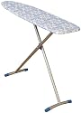 Household Essentials T-Leg Fibertech Top Ironing Board with Cotton Cover, Magic Rings