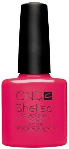 CND Shellac Power Polish - Summer Splash Collection - Pink Bikini - 0.25oz / 7.3ml by CND Nail Products