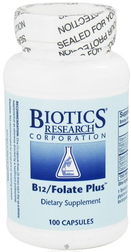 Biotics Research, B12/Folate Plus 100 Capsules