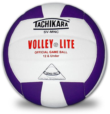 Tachikara SVMNC Volley Lite Orange/White Synthetic Leather Volleyball