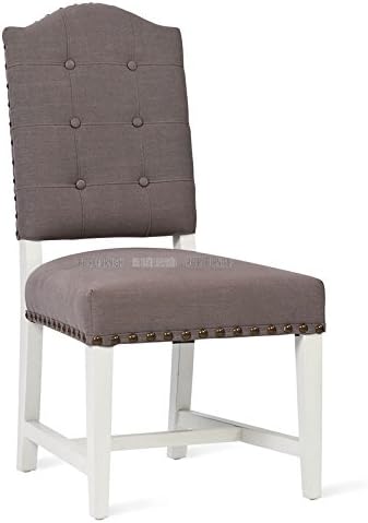 Mid Century Versailles Chair Linen French Chique Collection *Dark Grey*